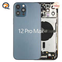 Grade A Original Rear Housing with Small Parts Flex Cables for iPhone 12 Pro Max Replacement,Grade A Original Rear Housing with Small Parts Flex Cables for iPhone 12 Pro Max Replacement,PAQI