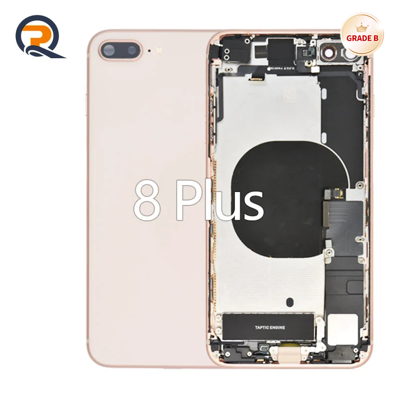 Grade B Original Rear Housing with Small Parts Flex Cables for iPhone 8 Plus Replacement,Grade B Original Rear Housing with Small Parts Flex Cables for iPhone 8 Plus Replacement,PAQI