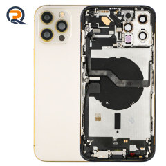 Grade B Original Rear Housing with Small Parts Flex Cables for iPhone 12 Pro Max Replacement,Grade B Original Rear Housing with Small Parts Flex Cables for iPhone 12 Pro Max Replacement,PAQI