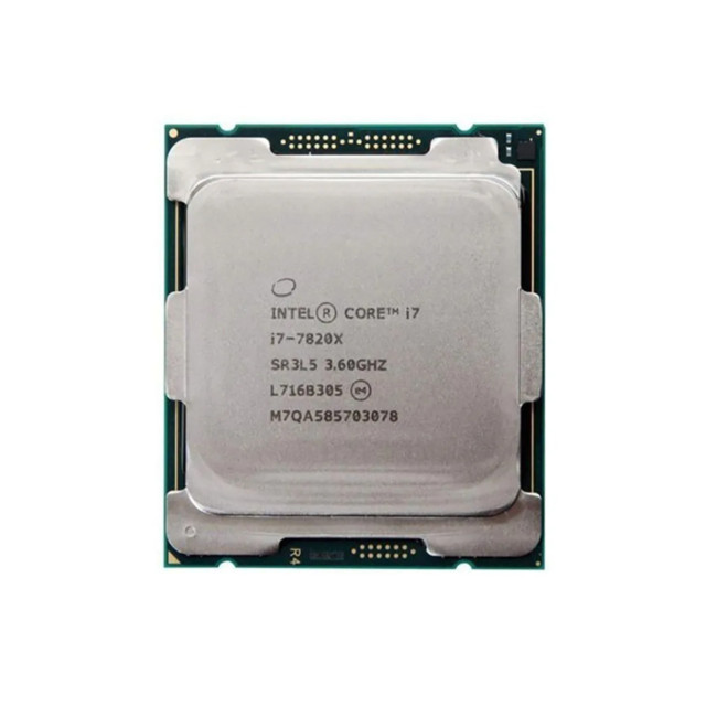 Intel Core i7-7820X Processor - 3.60 GHz - 8 Core - 16 Threads - LGA2066 - 2666 MHz - SR3L5 - Used,Intel Core i7-7820X Processor - 3.60 GHz - 8 Core - 16 Threads - LGA2066 - 2666 MHz - SR3L5 - Used,PAQI