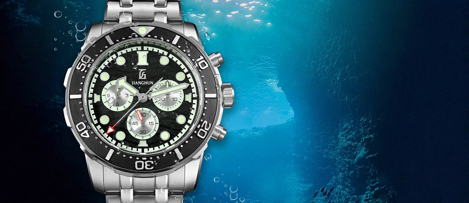 JH0203: Deep Challenger Series Chronograph Diver