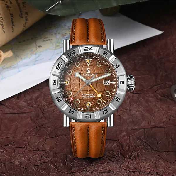 JIANGHUN Watch War Drum Series - JH0105G GMT 46mm