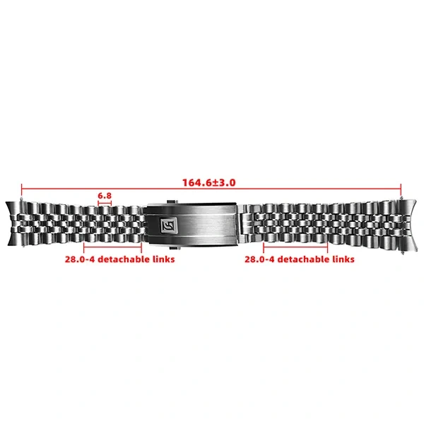 JIANGHUN-Watch Band-Jubilee Bracelet-B01
