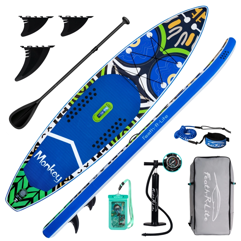 Funwater Stand Up Paddle Board with Premium Accessories & Travel Backpack, Waterproof Bag