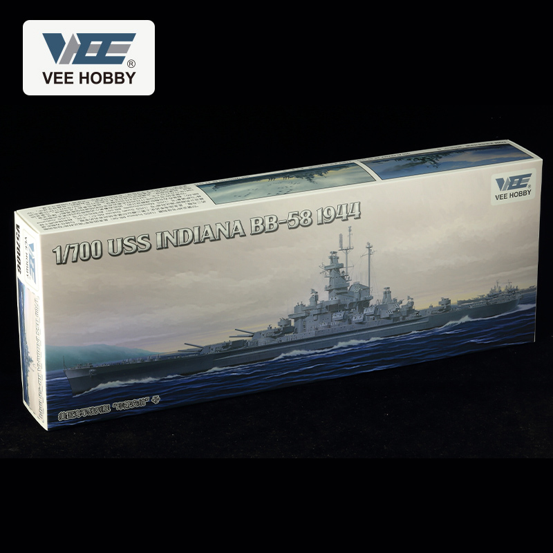 VEE V57006 1/700 Indiana BB-58 Assembly ship model