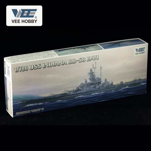 VEE V57006 1/700 Indiana BB-58 Assembly ship model