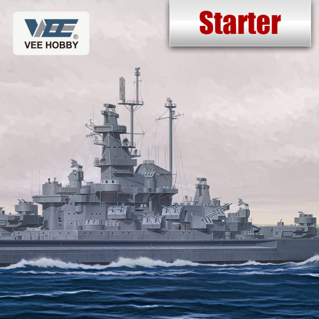 VEE V57006 1/700 Indiana BB-58 Assembly ship model