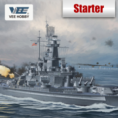 VEE V57005 1/700 USS South Dakota BB-57 1944.6 battleship model Starter Edition