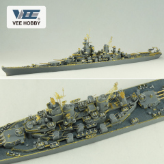 VEE E57002 1/700 BB-62 New Jersey battleship assembly ship model