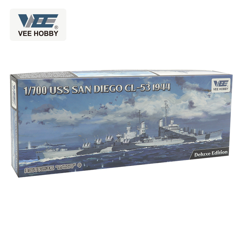 VEE E57012 1/700 Santiago Cruiser assembly ship model