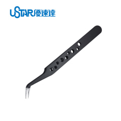 UA-90200E Elbow anti-static tweezers