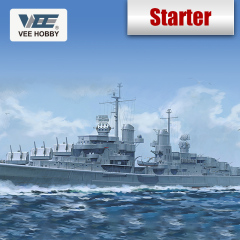 VEE V57013 1/700 USS Oakland  CL-95 Cruiser Model Kit Starter Edition