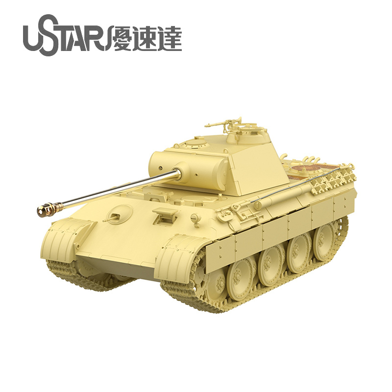 NO-003 1/48 Leopard A assembled tank model with full internal structure and metal modifications