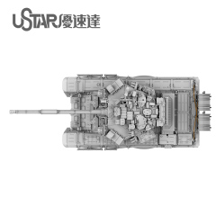NO-007 1/48 T-90A main battle tank assembled tank model