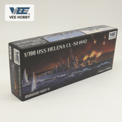 VEE E57019 1/700 USS HELENA CL-50 1942 CruiserModel Kit Deluxe Edition