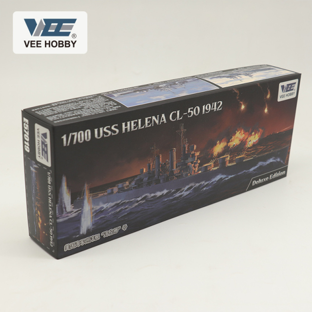 VEE E57019 1/700 USS HELENA CL-50 1942 CruiserModel Kit Deluxe Edition