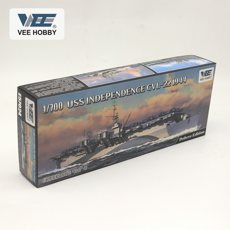 VEE E57024 1/700 USS INDEPENDENCE CVL-22 1944 Aircraft Carrier Deluxe Edition
