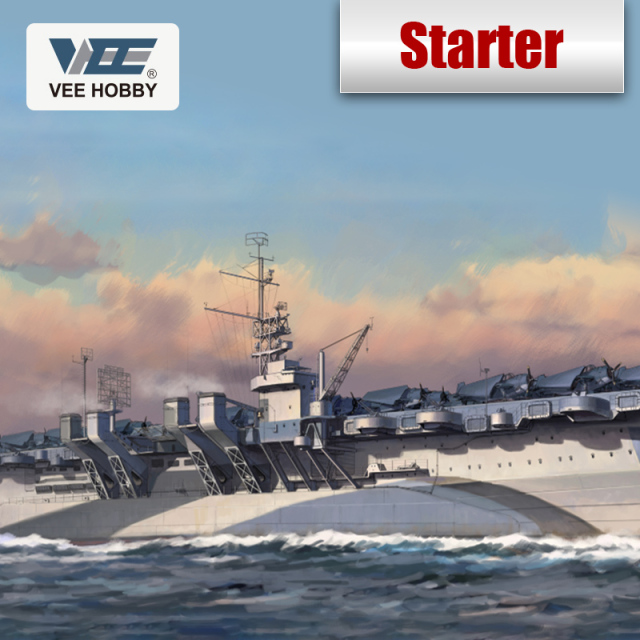 VEE V57024 1/700 USS INDEPENDENCE CVL-22 1944 Aircraft Carrier Starter Edition