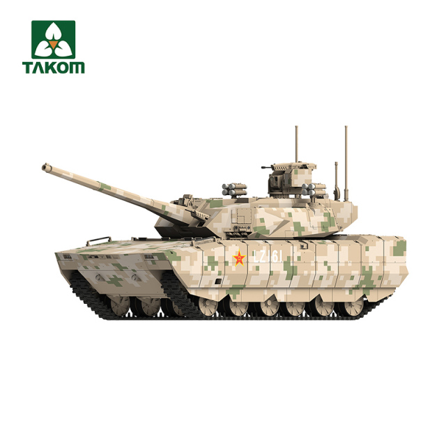 TAKOM 2222 1/35 PLA ZTZ-100 Main Battle Tank Assembly Model