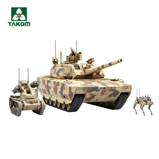TAKOM 2222X 1/35 PLA ZTZ-100 Main Battle Tank Deluxe Limited Edition Assembly Model
