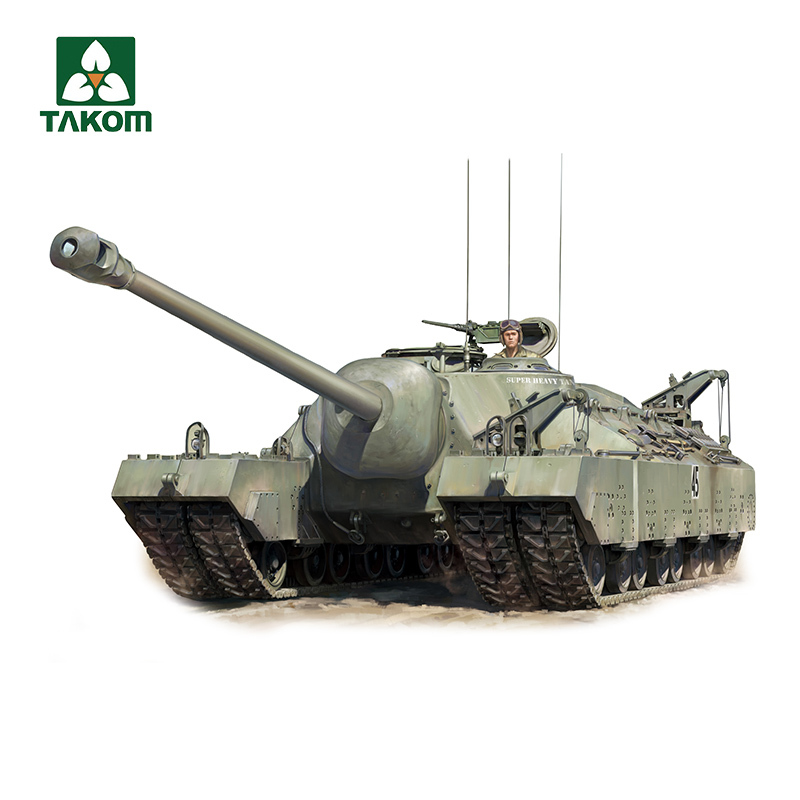 TAKOM 2209 1/35 T28 SUPER HEAVY TANK (Gun Motor carriage T95) Assembly Model