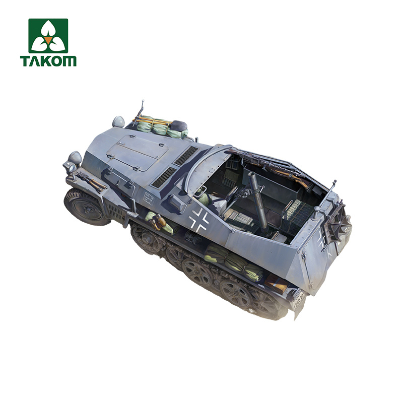 TAKOM 2212 1/35 Sd.Kfz.250/7 Ausf.A leichte Schützenpanzerwagen schwerer Granatwerfer Assembly Model
