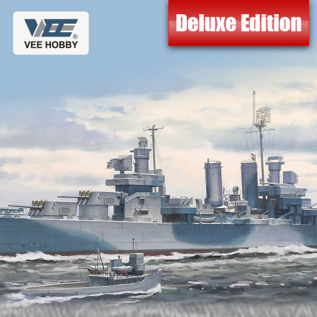 VEE E57017 1/700 USS Phoenix CL-46 1944 Carrier Deluxe Edition