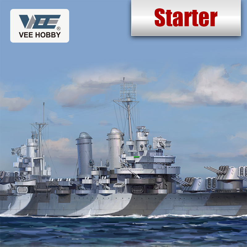 VEE V57018 1/700 USS Honolulu CL-48 1944 Carrier Starter Edition