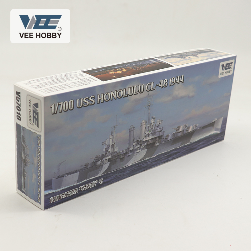 VEE V57018 1/700 USS Honolulu CL-48 1944 Carrier Starter Edition