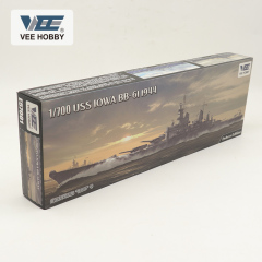 VEE E57001 1/700 USS IOWA BB-61 1944 Battleship assembly Model Deluxe Edition