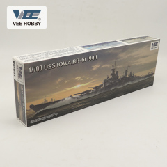 VEE V57001 1/700 USS IOWA BB-61 1944 Battleship assembly Model Starter Edition
