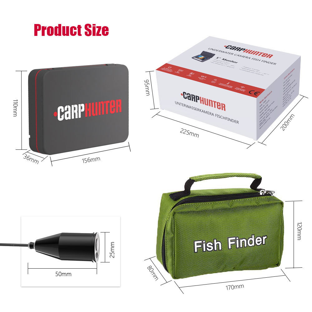 5.0" inch visual fishing camera