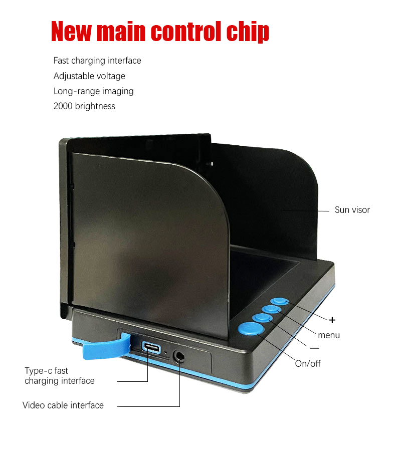 5.0" inch visual fishing camera