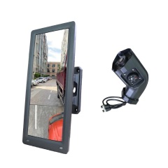 12.3 Inch HD Electronic Truck Mirror Rear 720p 1080p Side View Rearview Mirror Camera Display Monitor with dual-len Camera for Bus Truck,HONGXINTAI (Hokevision)