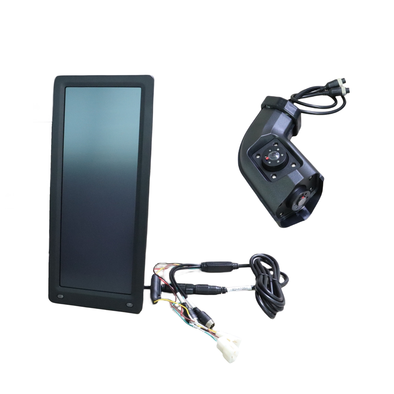 12.3 Inch HD Electronic Truck Mirror Rear 720p 1080p Side View Rearview Mirror Camera Display Monitor with dual-len Camera for Bus Truck,HONGXINTAI (Hokevision)