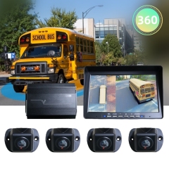360° AI Auto Vehicle All Round full around Panoramic Surround Security Bird View 3d Car Camera Vision System for Truck,HONGXINTAI (Hokevision)