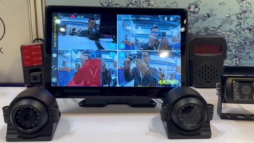 10.1 Inch AI BSD 4 Ways Display Vehicle Dash Camera Monitor Alarm Sysem,HONGXINTAI (Hokevision)