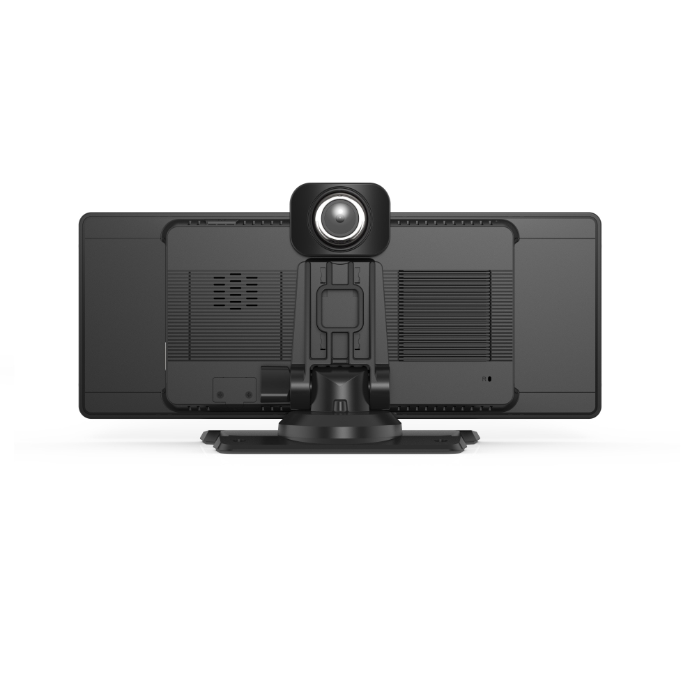 10 Inch 10Inch 2ch Dual Lens Portable Carplay Pantalla Android Auto Apple Wireless Screen Display Car Monitor Dash Cam 2K Dashcam,HONGXINTAI (Hokevision)