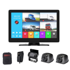 10.1 Inch AI BSD 4 Ways Display Vehicle Dash Camera Monitor Alarm Sysem,HONGXINTAI (Hokevision)