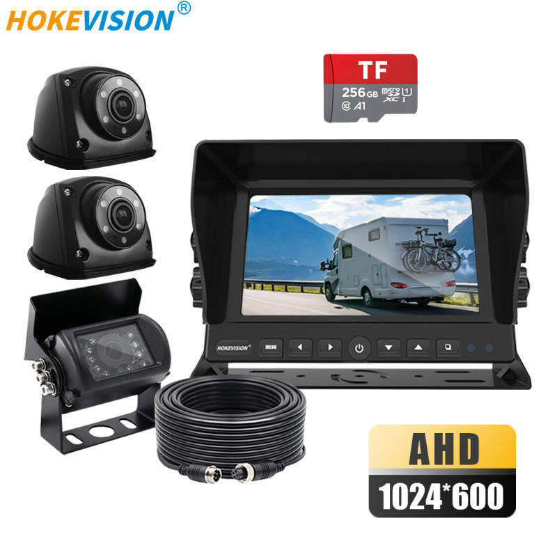 7 Inch / 9 Inch AHD Quad-View Monitor+3 Ways Vehicle Cameras,HONGXINTAI (Hokevision)