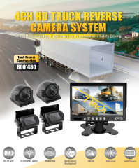 7/9 Inch  HD Quad-View Monitor+4 Ways Cameras,HONGXINTAI (Hokevision)