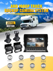 7 Inch / 9 Inch AHD Quad-View Monitor+4 Ways Vehicle Cameras,HONGXINTAI (Hokevision)