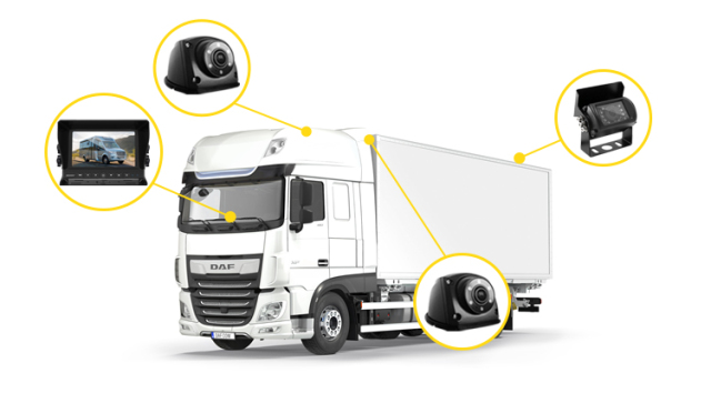 7 Inch / 9 Inch AHD Quad-View Monitor+3 Ways Vehicle Cameras,HONGXINTAI (Hokevision)