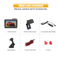 4.3/5 Inch HD Reversing Camera Monitor Kits,HONGXINTAI (Hokevision)