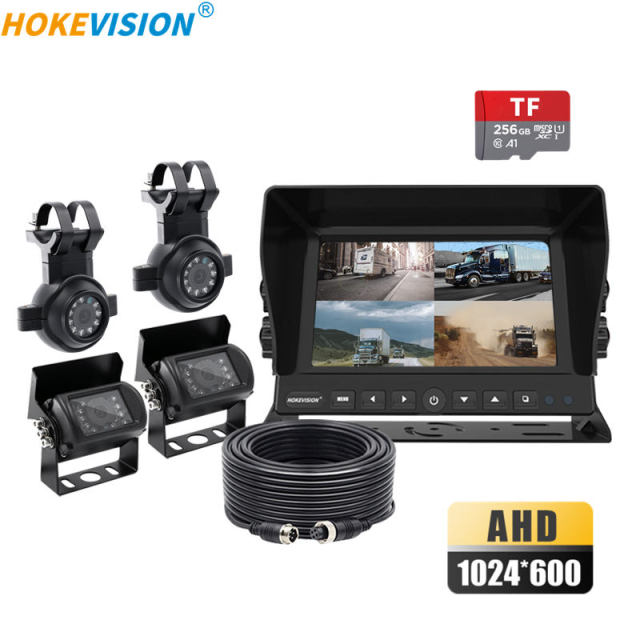 7 Inch / 9 Inch AHD Quad-View Monitor+4 Ways Vehicle Cameras,HONGXINTAI (Hokevision)