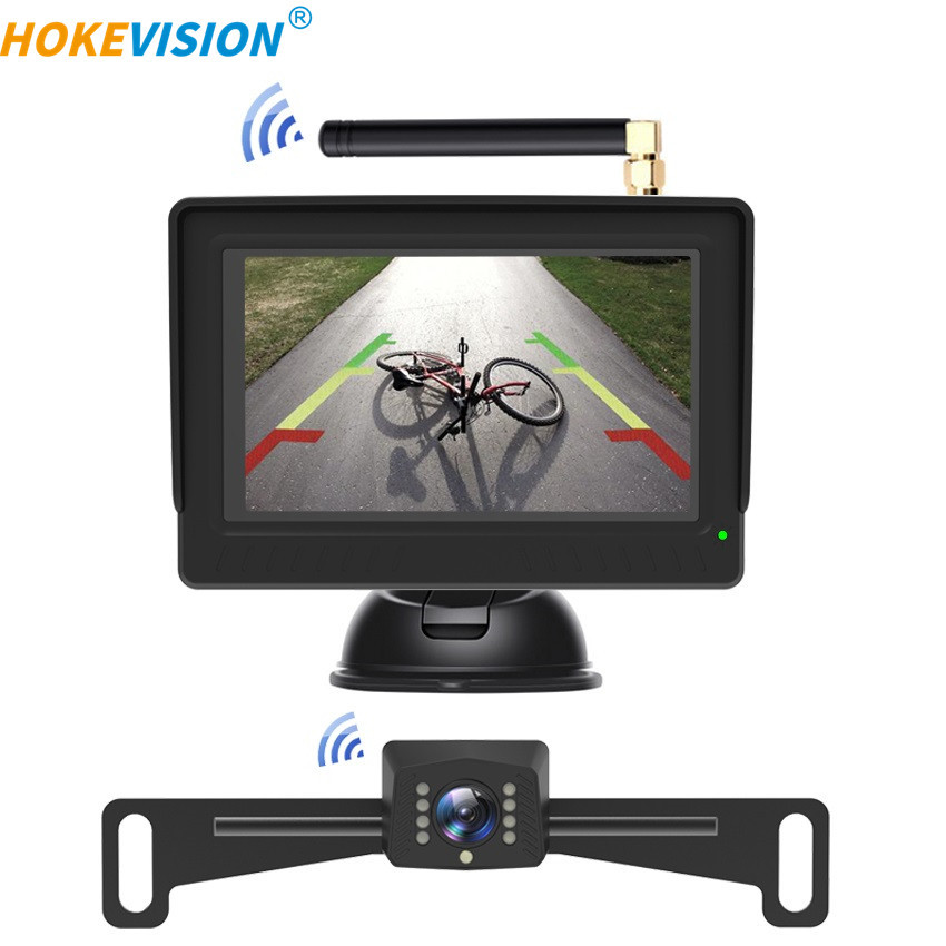 4.3/5 Inch AHD Reversing Camera Monitor Kits with Magnetic Mount,HONGXINTAI (Hokevision)