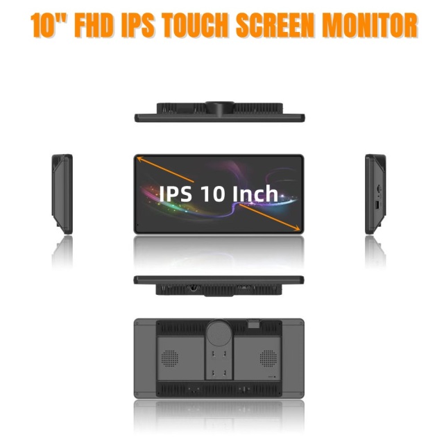 10.26 Inch 4ch Bluetooch Touch Screen Vehicle Monitor Vision System,HONGXINTAI (Hokevision)