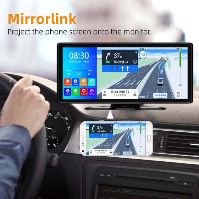 10.26 Inch 4ch Bluetooch Touch Screen Vehicle Monitor Vision System,HONGXINTAI (Hokevision)
