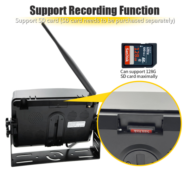 7/9 Inch Wireless AHD Vehicle 2CH Cameras Monitor Kits,HONGXINTAI (Hokevision)