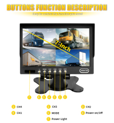 7/9 Inch  HD Quad-View Monitor+4 Ways Cameras,HONGXINTAI (Hokevision)